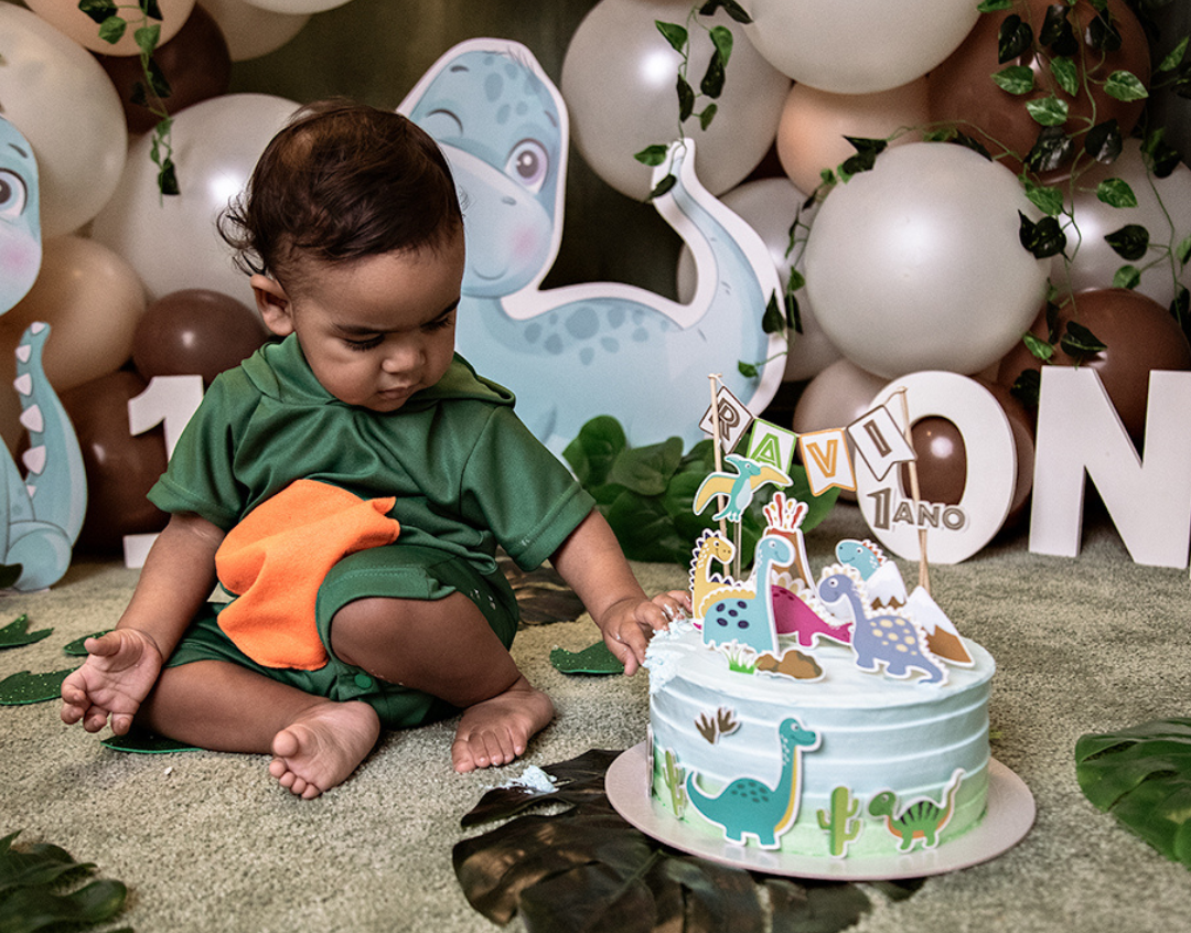 Imagem de criança em aniversário de 1 ano