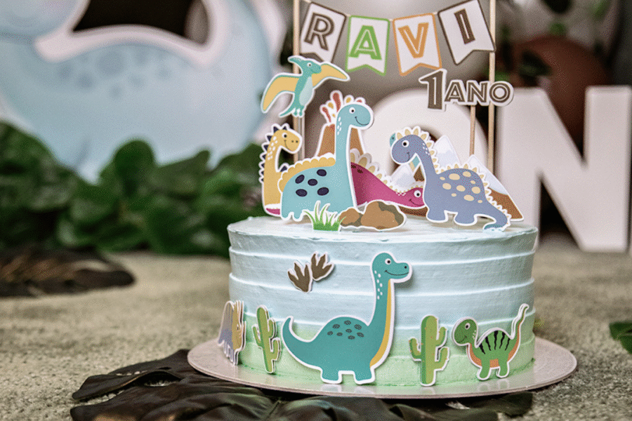 Imagem de bolo de aniversário de 1 ano