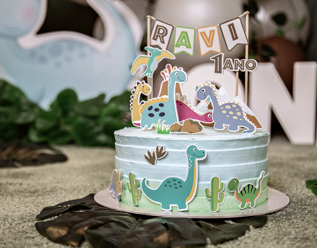 Imagem de bolo de aniversário de 1 ano