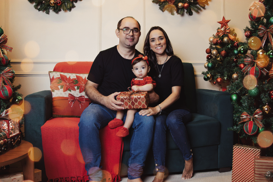 Imagem de Foto Profissional de Família no Natal